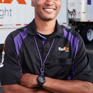 NEW Fed Ex Federal Express Uniform Halloween Costume Men's Pullover Polo Shirt S